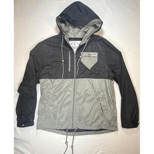 Baseballism WINFIELD Windbreaker Rain Jacket Black/Gray Size 3XL Authentic Fan